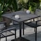Flash Furniture 30" SQ Outdoor Gray Wash Faux Teak Poly Slat Table XU-DG-HW1045-GY-GG - alternate 2